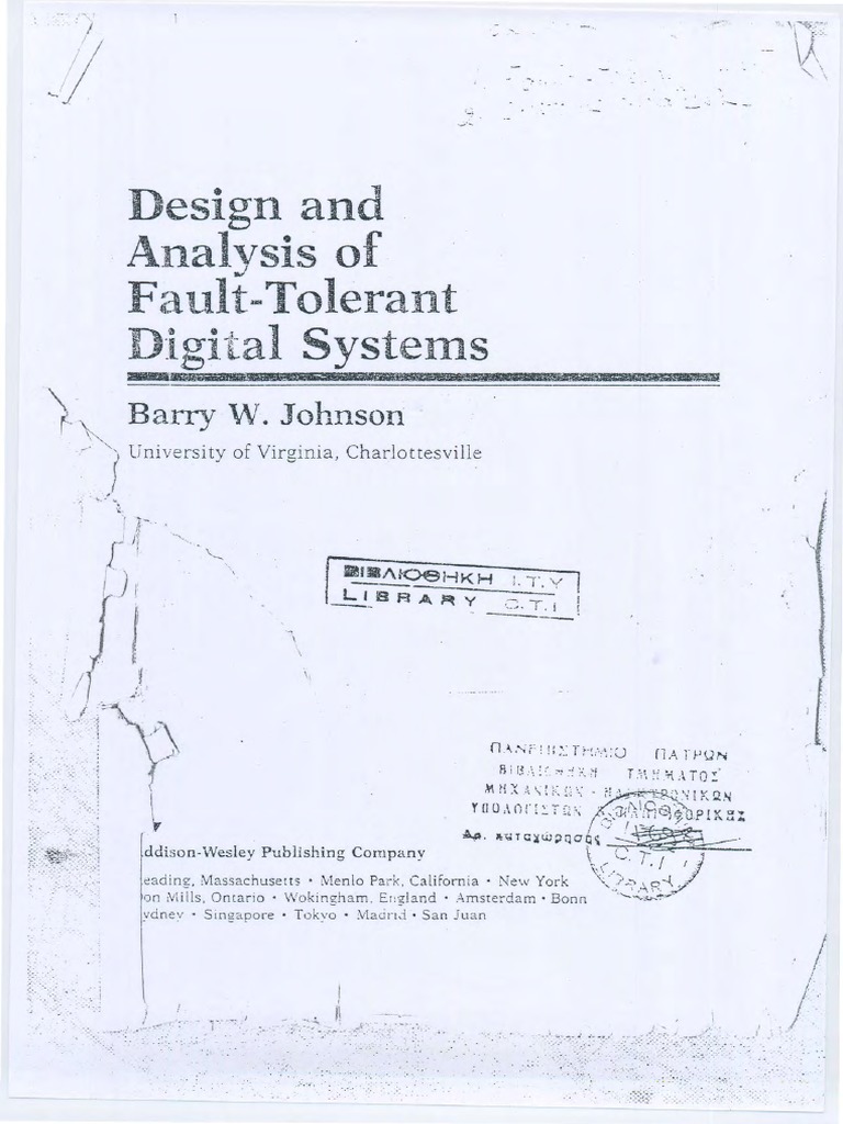 Fault Tolerant & Fault Testable Hardware Design | PDF