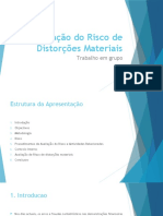Riscos de Auditoria: Tipos e Avaliação | PDF | Contabilidade | Risco