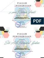 Putih Geometric Piagam Penghargaan Panitia Webinar Certificate