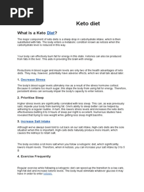 What is a Keto Diet