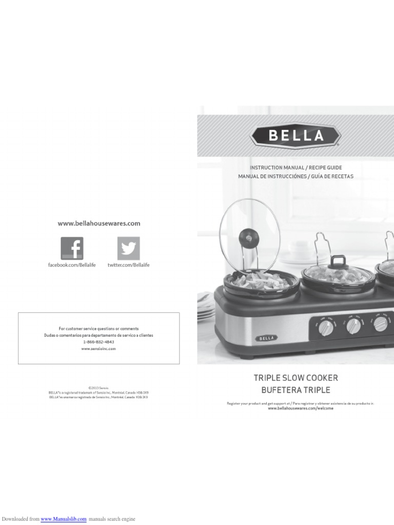 Triple Slow Cooker PDF Slow Cooker Cooking