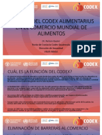 Función Del Codex Alimentarius en El Comercio Mundial