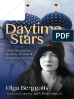 Olga Berggolts - Katharine Hodgson - Barbara Walker - Lisa Kirschenbaum - Daytime Stars - A Poet's Memoir of The Revolution, The Siege of Leningrad, and The Thaw-University of Wisconsin Press (2018)