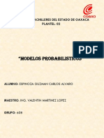 "Modelos Probabilisticos": Colegio de Bachilleres Del Estado de Oaxaca Plantel: 02