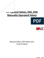 Control Valves, ESD, EDP, Manually Operated Valves - NCC