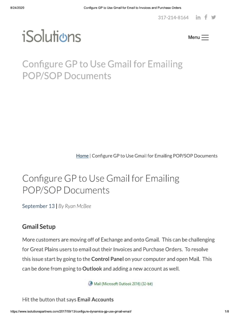 GP Gmail Internet Email | PDF