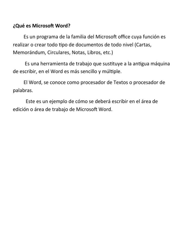 Qué Es Microsoft Word | PDF