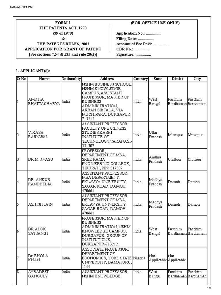 form-1-of-fluctuation-of-economy-download-free-pdf-patent