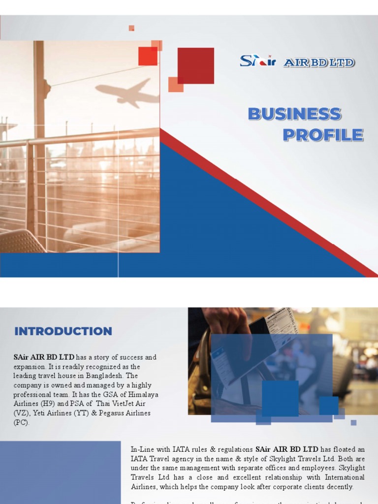 Sair Air BD LTD Profile PDF
