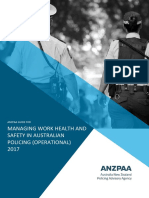 Guide For Managing Health Safety Australian Policing Operational
