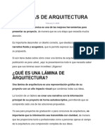 Láminas de Arquitectura