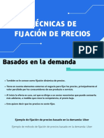 TACTICAS DE FIJACIÓN DE PRECIOS