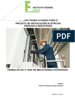 Roteiro Pags 1-8 para Projeto Elétrico IFPR 3° Ano Mecatrônica Integrado