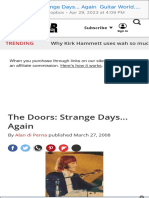 The Doors Strange Days… Again  Guitar World