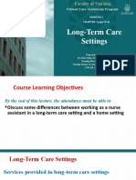 Long-Term Care Settings