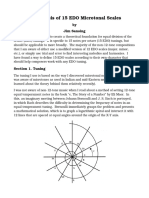 An Analysis of 15 EDO Microtonal Scales