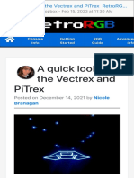A Quick Look at The Vectrex and PiTrex RetroRGB