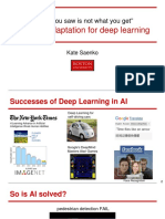 Domain Adaptation For Deep Learning: "What You Saw Is Not What You Get"