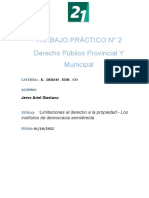 Trabajo Practico #2 Derecho Provincial y Municipal