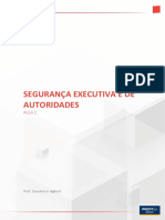 Segurança Executiva E de Autoridades: Aula 2