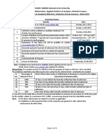 Nmims Important Dates