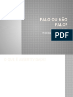 Falo Ou Não Falo