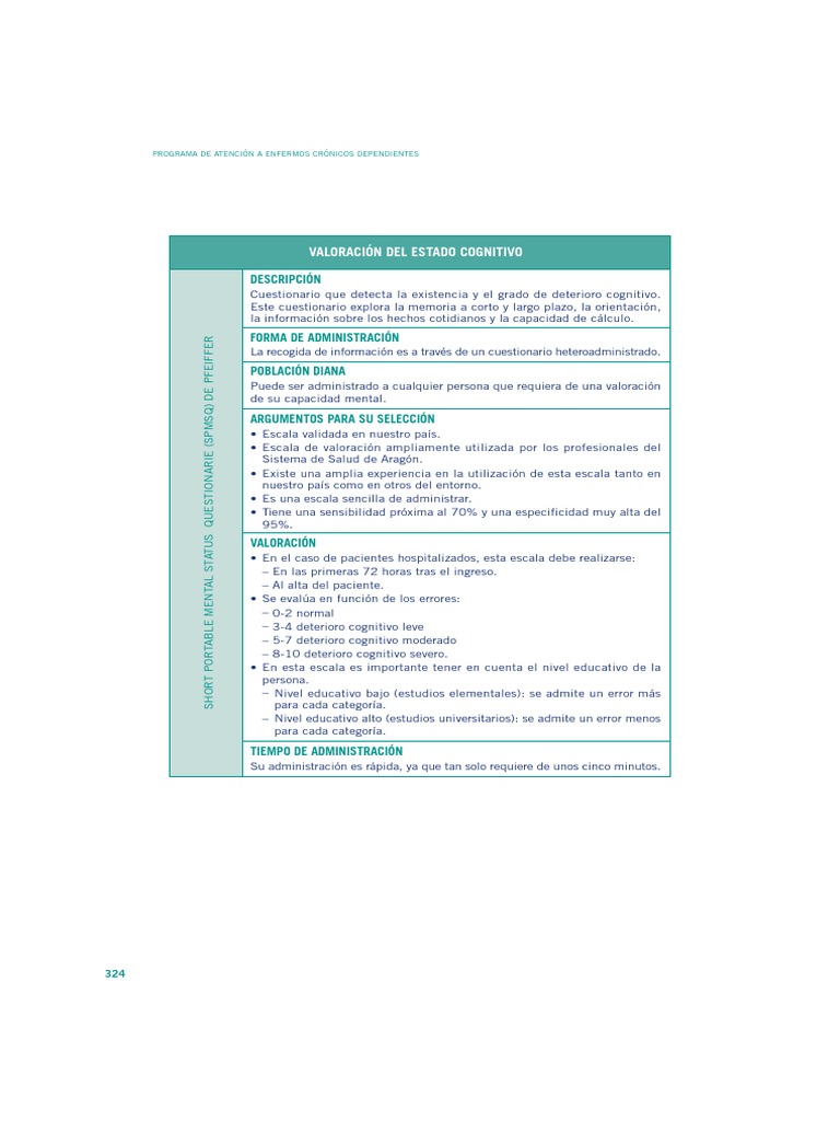 valoraci-n-estado-cognitivo-pfeiffer-3023-pdf-medicina-clinica