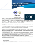 Marketing Operacional. Examen Parcial. Caso HIERBAS DEL PERÚ.