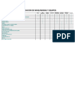 Planificacion de Maquinarias y Equipos