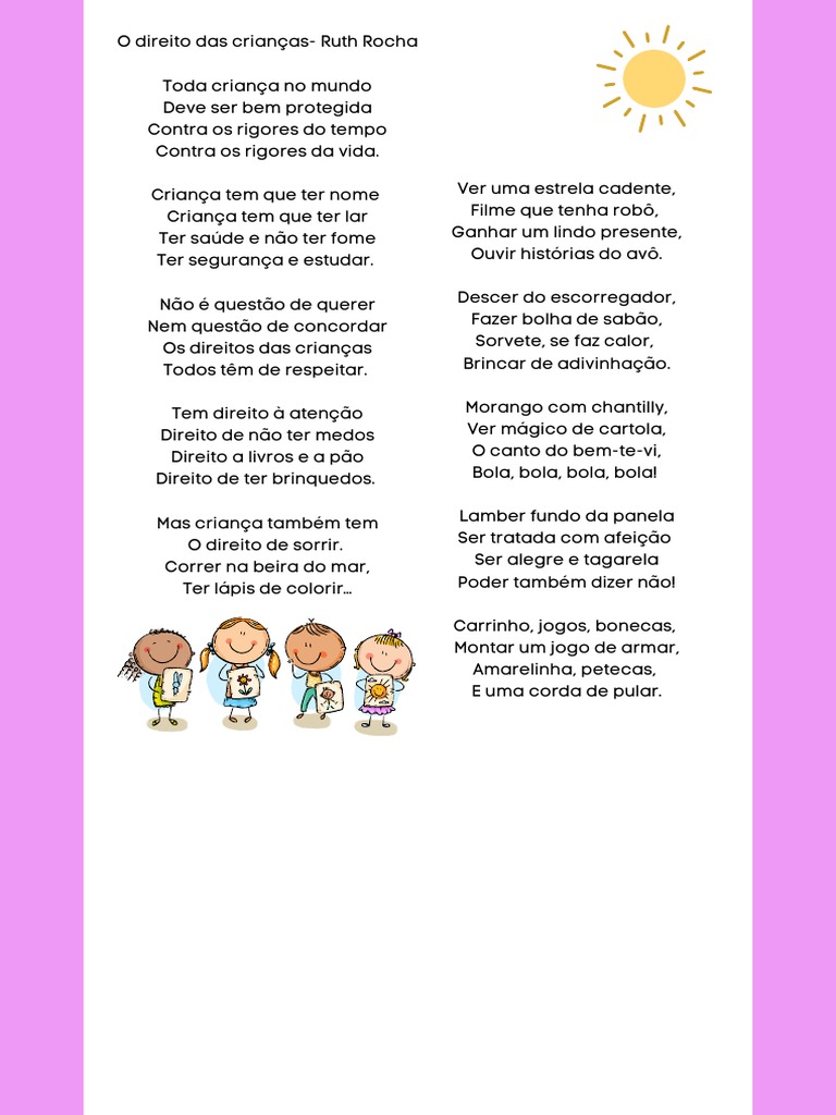 Direitos das Crianças - Ruth Rocha | PDF