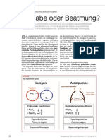 O - Gabe Oder Beatmung?: Respiratorische Insuffizienz