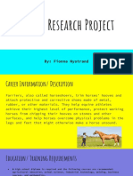 Fionna Nystrand Career Research Project Slideshow