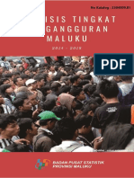 Analisis Tingkat Pengangguran Provinsi Maluku 2014 - 2018