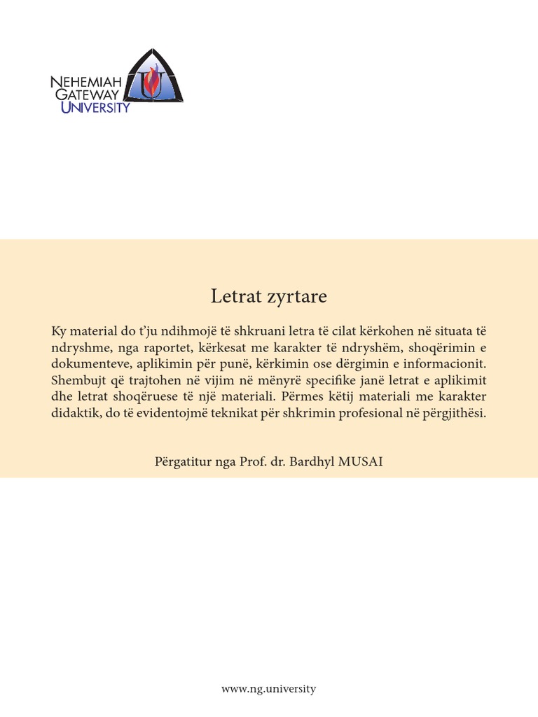 Letrat Zyrtare-80 GR 35 Cope | PDF