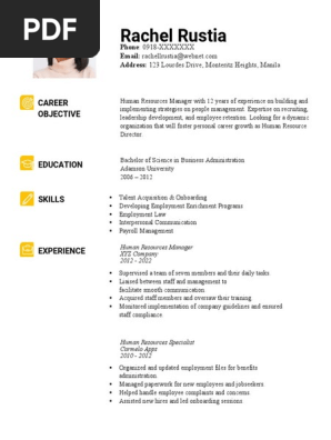 Resume- free