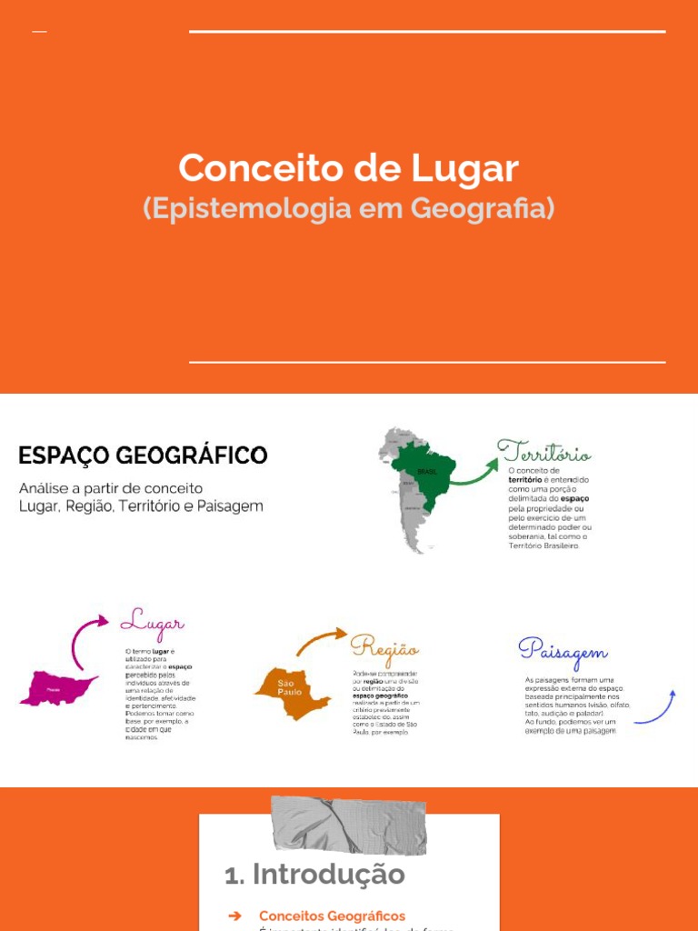 Conceito de Lugar - Trab - Geografia | PDF