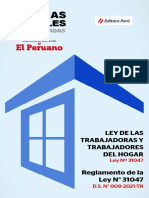 Ley de Las Trabajadoras y Trabajadores Del Hogar Reglamento de La Ley #31047, Ley de Las Trabajadoras y Trabajadores Del Hogar