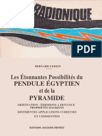 Les Étonnantes Possibilités Du Pendule Egyptien Et de La Pyramide