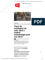 Tipos de Sondagem de Solo - Qual A Melhor Metodologia para Sua Obra - APL - Engenharia Geotécncia, de Fundações e Concreto