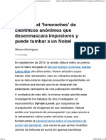 PubPeer El Forocoches de Científicos Anónimos Que Desenmascara Impostores y Puede Tumbar A Un Nobel