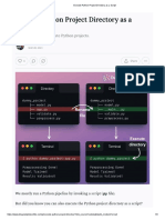 Execute Python Project Directory As A Script