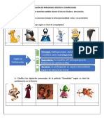 Clasificación de Personajes Según Su Complejidad