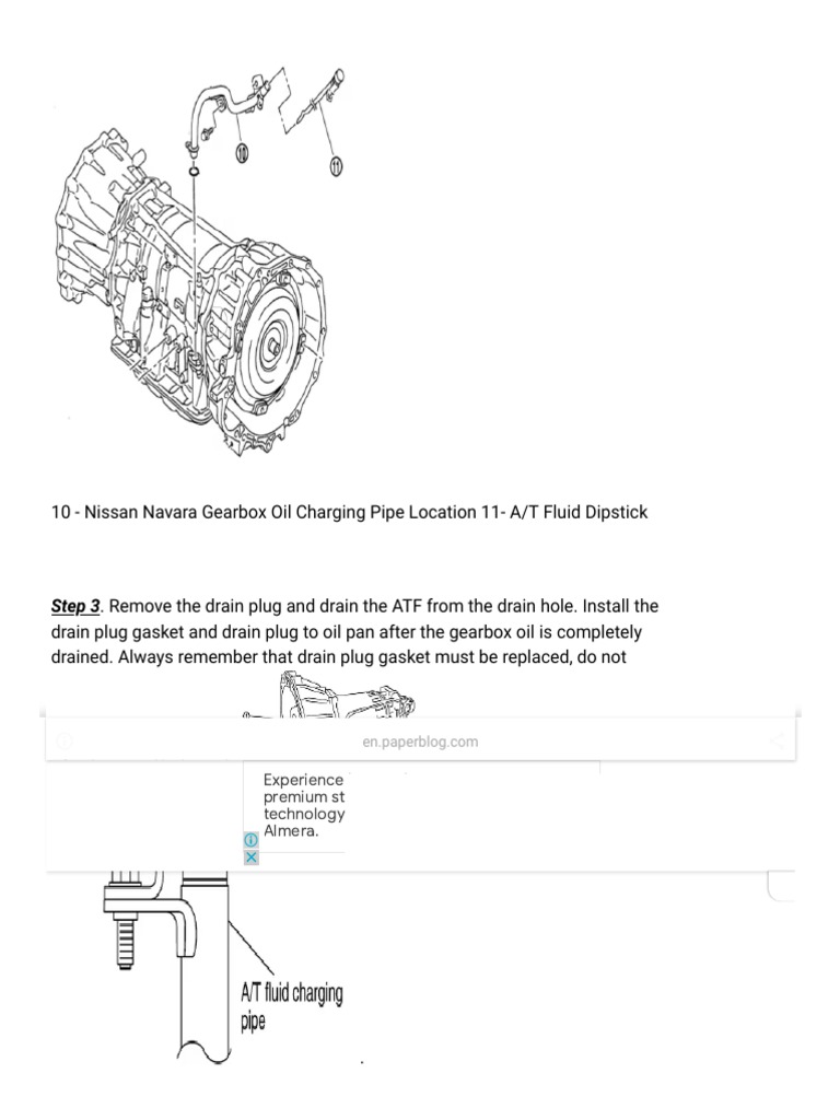 2013 NISSAN NAVARA OIL RESET intelligence overview