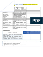 Cuadro de Planificación de La Exposición Del Articulo de Opinion