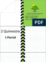 Cuaderno de Matematicas