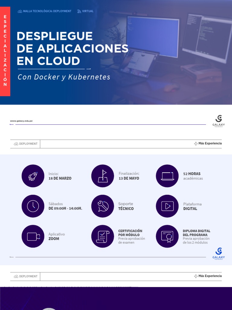 Temario - Docker y Kubernetes | PDF | Computación en la nube | Software ...