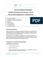 PAC B - Psicologia Del Desenvolupament - Enunciat - 2021222