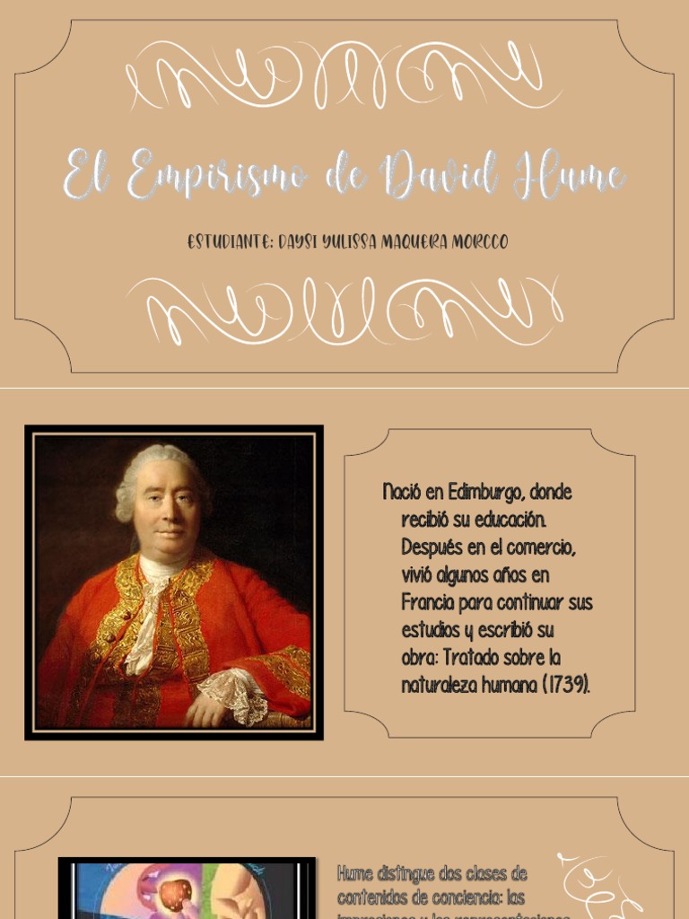 El Empirismo de David Hume | PDF | David Hume | Empirismo