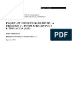 37841-Wd-African Education Fund Feasibility Study Report-Fr