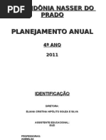PLANO DE ENSINO 4 ANOS MANHÃ